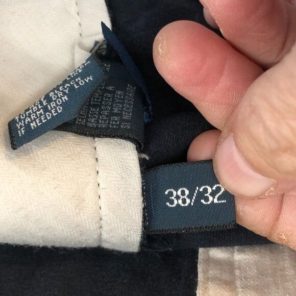Polo Ralph Lauren Mens Pants Size 38/32 Chino Straight Leg Classic Flat Front - Picture 10 of 16